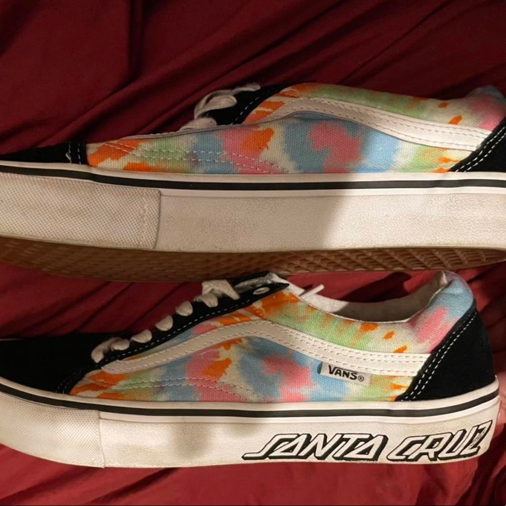 VANS Santa Cruz x Old Skool Pro Tie Dye shoes - limited edition!